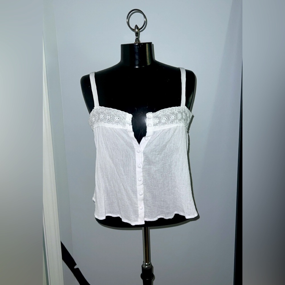 NWOT white, cotton tank